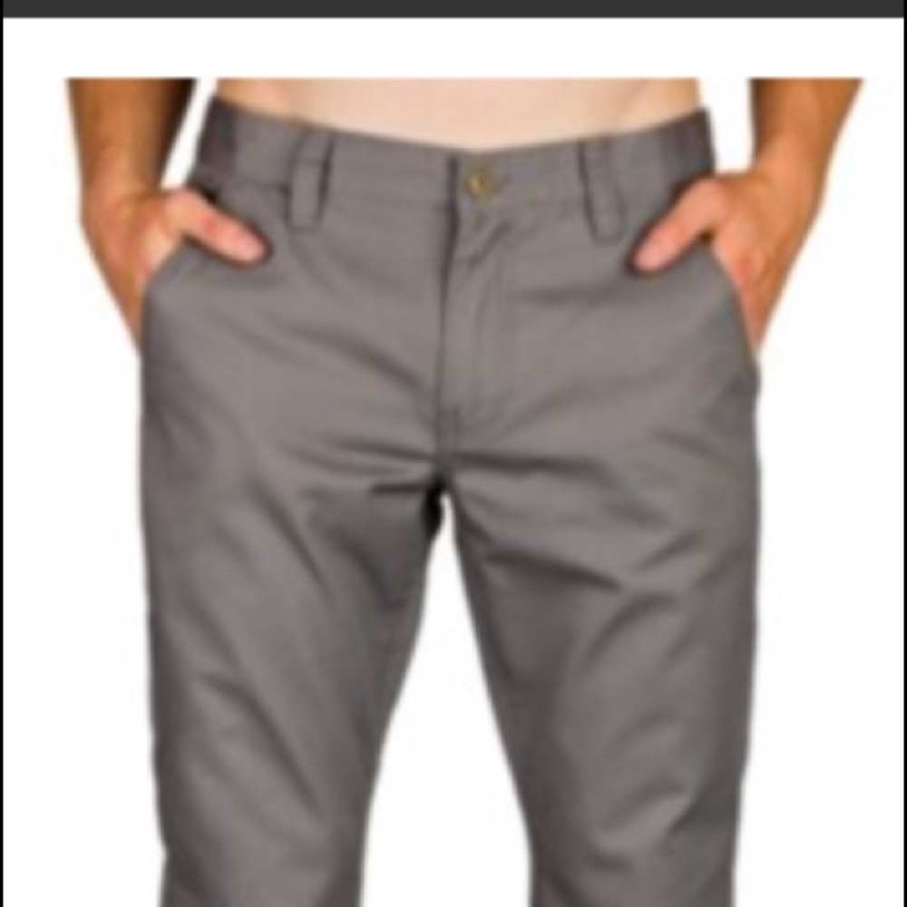Free World men’s chinos in gray, 29 waist.
